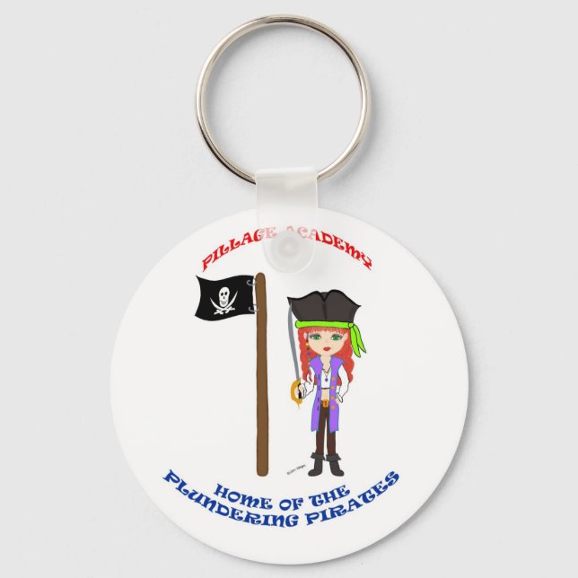 Pillage Academy Mad Morgan Keychain Nyckelring (Framsida)