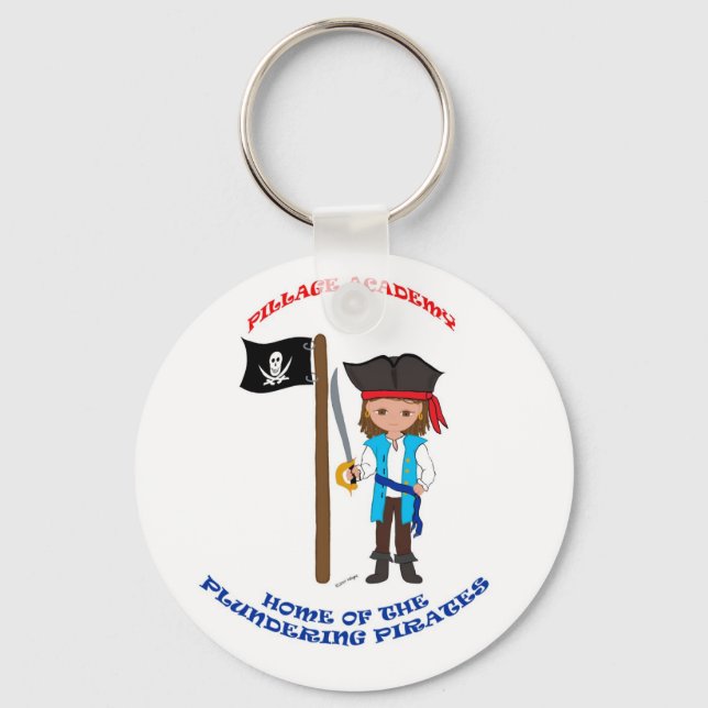 Pillage Academy Thaddeus Keychain Nyckelring (Framsida)