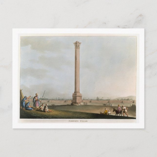 Pillar 14 från "Views in Egypten" e Vykort (Framsida)