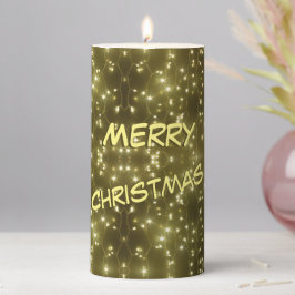 Pillarljus för gyllene Ljus-julklapp