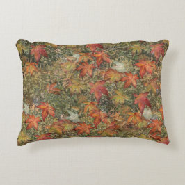 Pillarljus för Mugg-kaffe för hösten Dekorativ kud Prydnadskudde