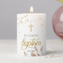Pillarljus med enkel Neutralt. Pillar Candl