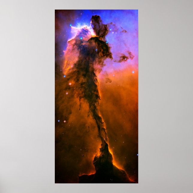 Pillars Creation Eagle Nebula Space Image Poster (Framsidan)