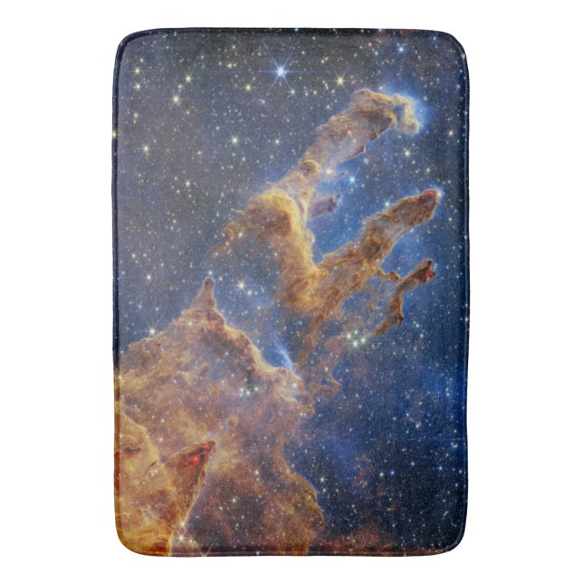 Pillars of Creation Eagle Nebula Webb Telescope Badrumsmatta (Framsidan (Vertikal))