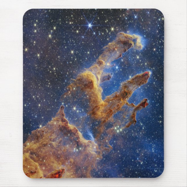Pillars of Creation Eagle Nebula Webb Telescope Musmatta (Framsidan)