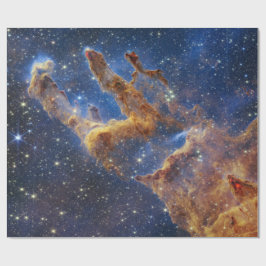 Pillars of Creation Eagle Nebula Webb Telescope Presentpapper
