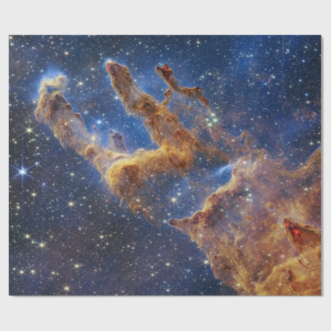 Pillars of Creation Eagle Nebula Webb Telescope Presentpapper (Platt)