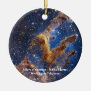 Pillars of Creation James Webb Space Telescope Julgransprydnad Keramik