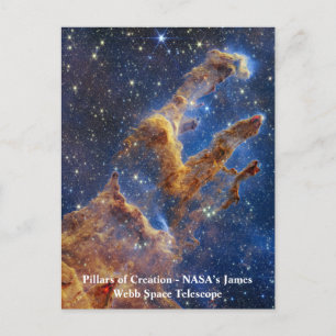 Pillars of Creation James Webb Space Telescope Vykort