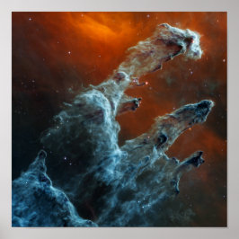 Pillars of Creation James Webb Telescope Poster