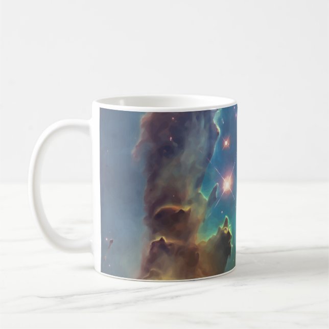 PIllars of Creation-NASA Hubble Telescope Photo Kaffemugg (Vänster)