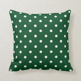 Pillen Grönt Polka dots Kudde