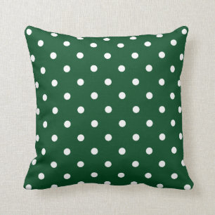Pillen Grönt Polka dots Kudde