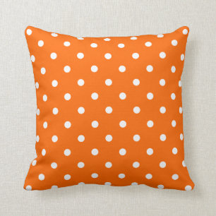 Pillen Orange Polka dots Kudde