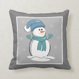 Pillen Snögubbe Kudde
