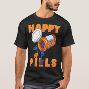 Piller för daglig fyllning med utfällda djur i lyc t shirt