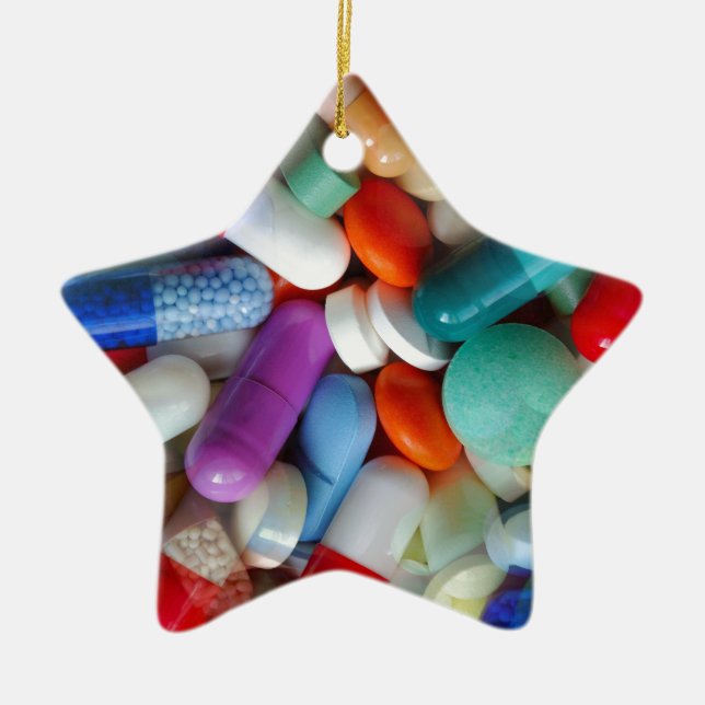 piller julgransprydnad keramik (Framsidan)