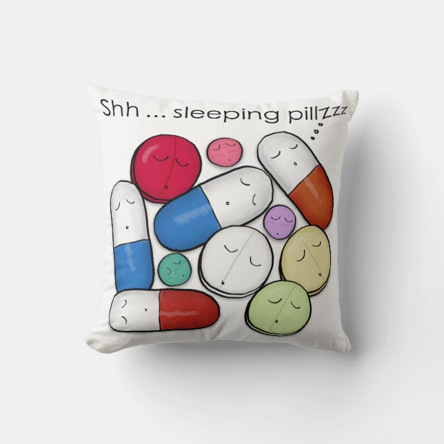 Piller-medicinering Kudde (Framsida)