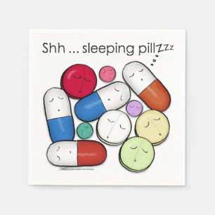 Piller-medicinering Pappersservett