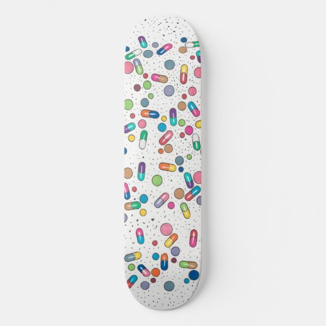 Piller Mini Skateboard Bräda 18,7 Cm (Framsida)