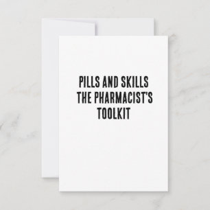 Piller och färdigheter - farmaceutens verktygslåda tack kort