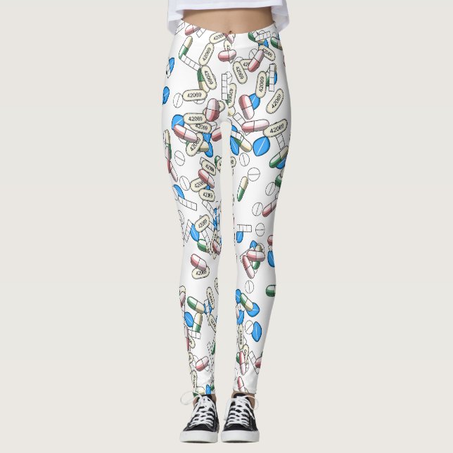 Piller sprinkle mönster leggings (Framsida)