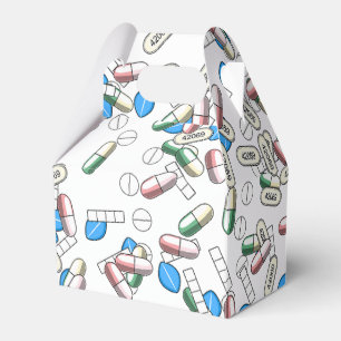 Piller sprinkle mönster presentaskar