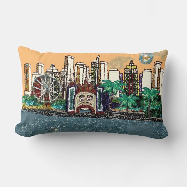 Pilling 2 | Luna Park | Sequin Dreams Studio Lumbarkudde (Framsida)