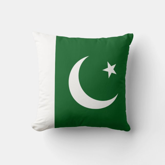 Pilling för Pakistan Flagga x Flagga Kudde (Framsida)