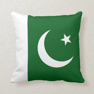 Pilling för Pakistan Flagga x Flagga Kudde