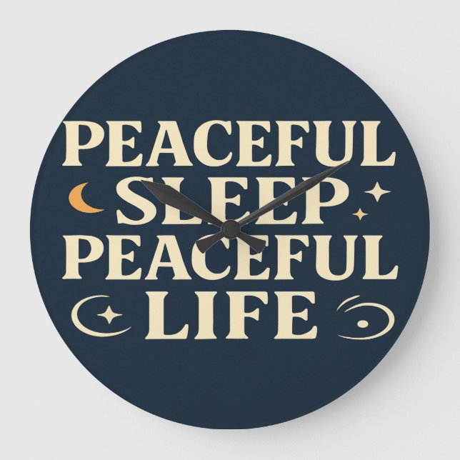 Pilling Fredlig viloperiod, fredligt liv Stor Klocka (Framsida)