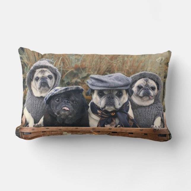 Pilling på hösten lumbarkudde (Framsida)