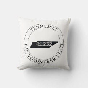 Pillo för postnummer för Tennessee Kudde