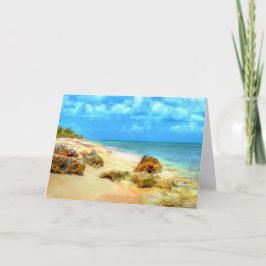 Pillory Beach-gratulationskort Kort