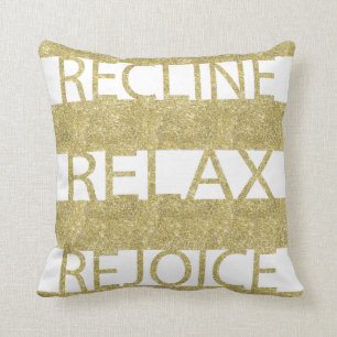 Pillow 16/16-tums Guld-pillow "Recline Luft Rejoic Kudde