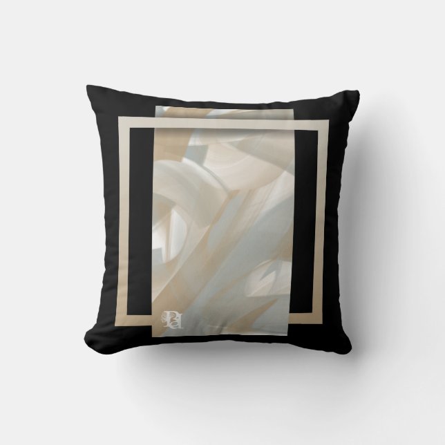 Pillow Abstract Interior Trend Sandy Tornado Kudde (Framsida)