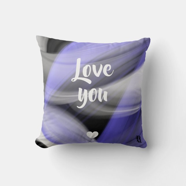 Pillow Abstrakt Insida Trend Lavender Violet Kudde (Framsida)