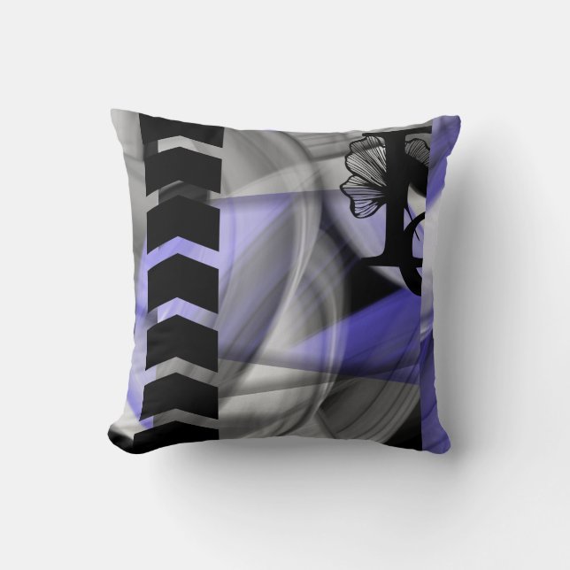 Pillow Abstrakt Insida Trend Lavender Violet Kudde (Framsida)