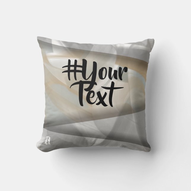 Pillow Abstrakt Insida Trend Sandy Tornado Kudde (Framsida)