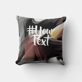 Pillow Abstrakt Trend Insida Decor Black Powdery Kudde