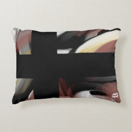 Pillow Abstrakt Trend Insida Decor Black Powdery Prydnadskudde