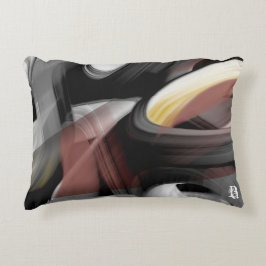 Pillow Abstrakt Trend Insida Decor Black Powdery Prydnadskudde