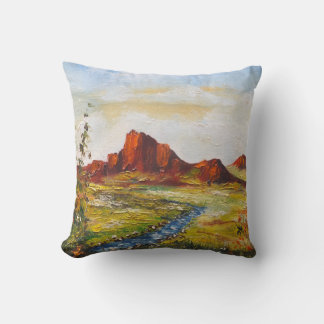 Pillow Ann Hayes Painting Red Sten Canyan Kudde