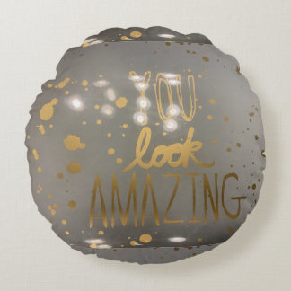 Pillow är inte bara för att sova... rund kudde