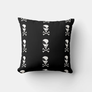Pillow - Area 51 Skull & Crossbones Kudde