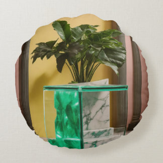 Pillow Art Rund Kudde