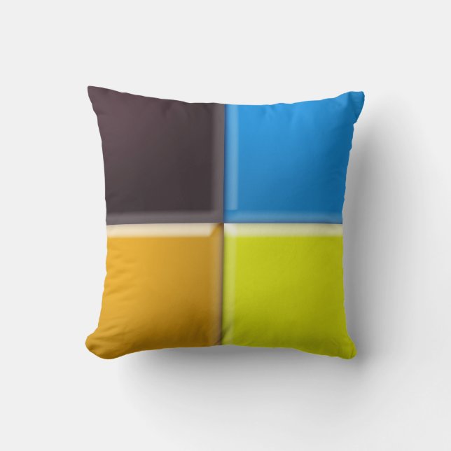 Pillow - Avfasade fyrkanter Kudde (Framsida)