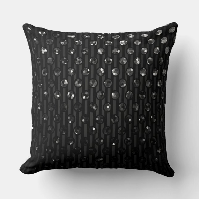 Pillow Black Sparkley Judar Kudde (Framsida)