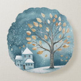 Pillow cushien rund kudde