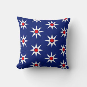 Pillow Cushion lycklig, positiv Magic Sol Mönster Kudde